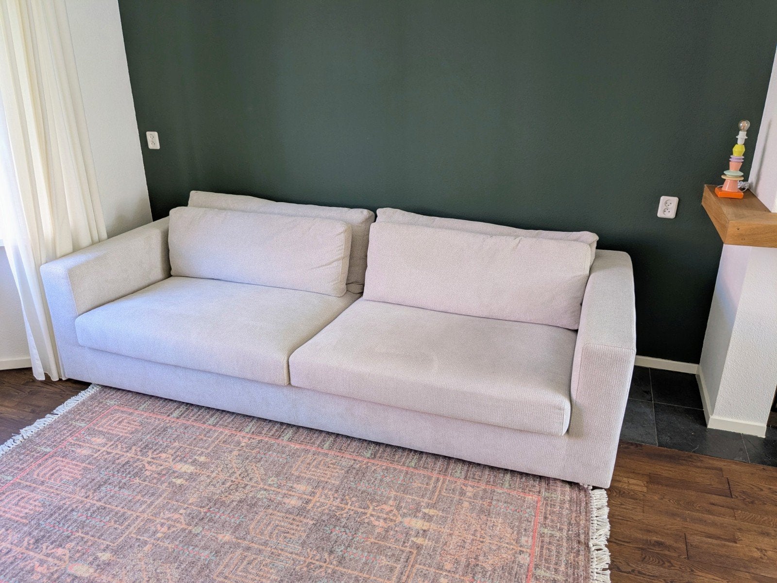 Goossens zitbank (273 x 88 x 110), Ophalen, Zo goed als nieuw, Stof