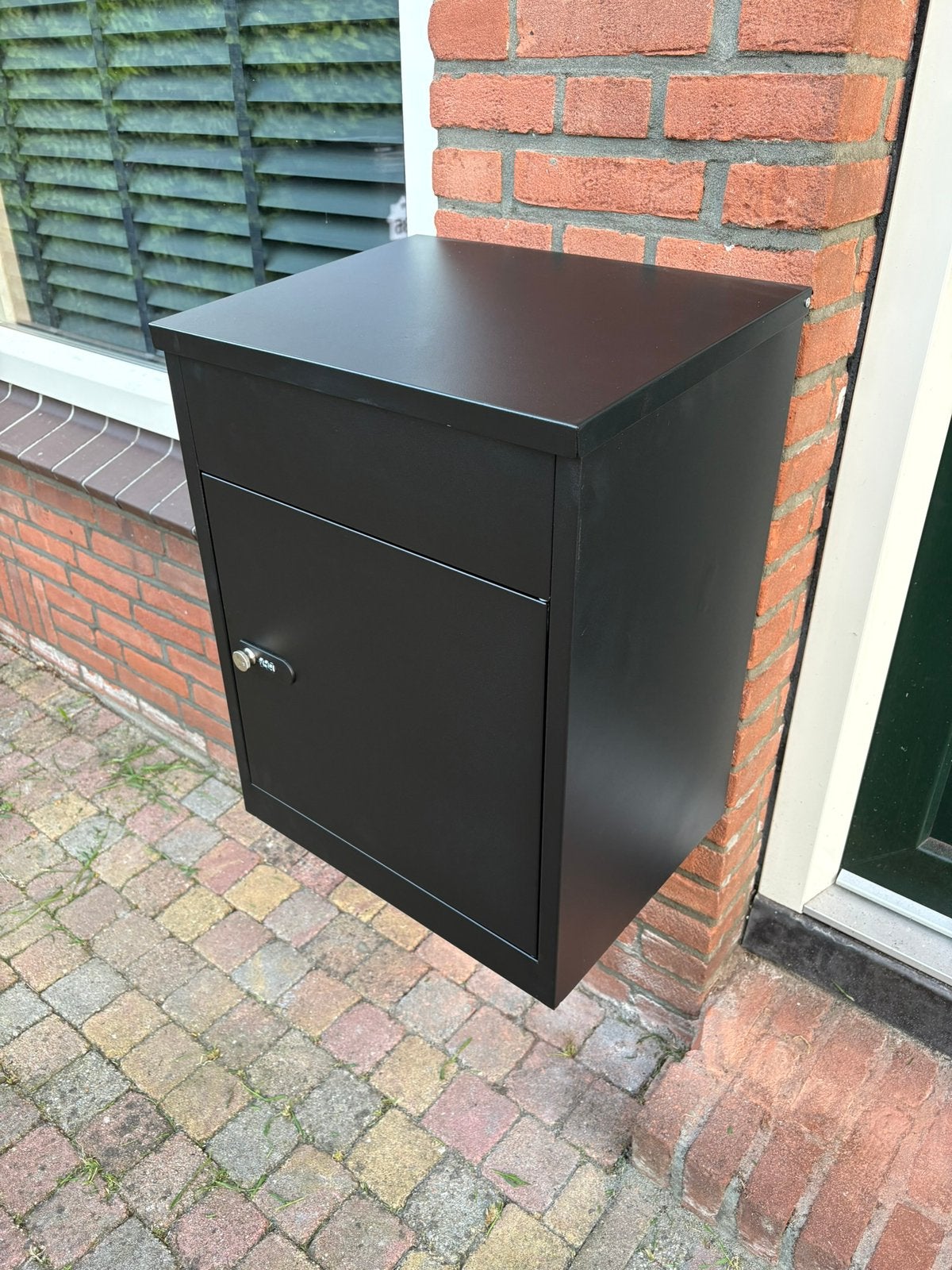 Nieuwe pakketbox / pakketbrievenbus, Tuin en Terras, Ophalen of Verzenden, Zo goed als nieuw, Staal
