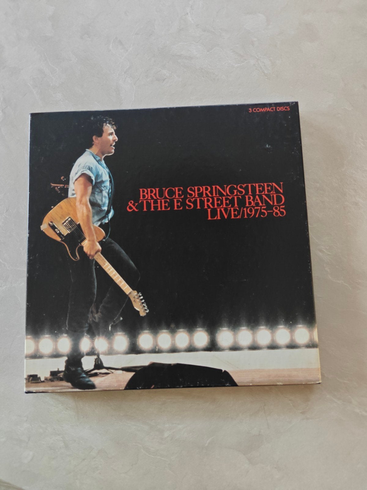 Bruce Springsteen  live 1975-85 3cd box. collectorsitem, Ophalen of Verzenden, Zo goed als nieuw, Poprock