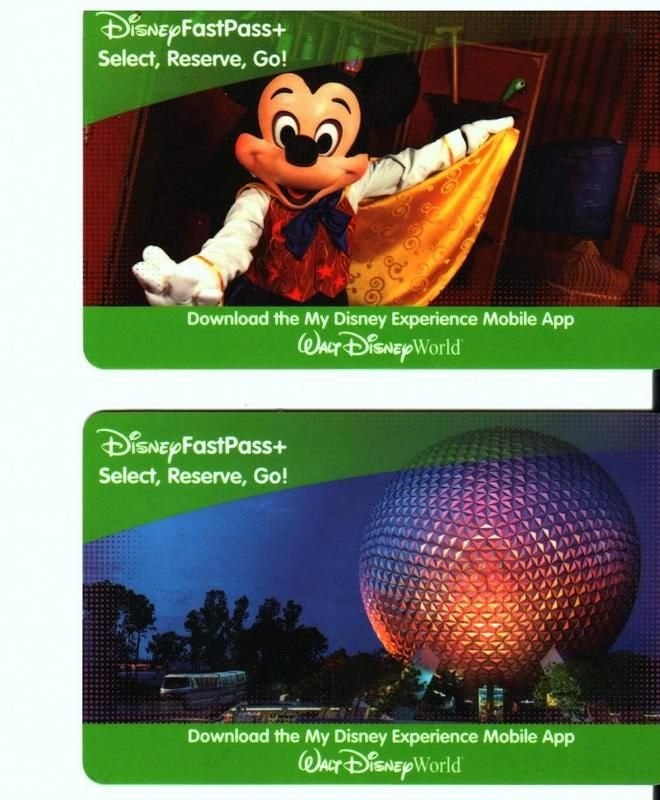 Fastpass - Disneyland Parijs.- voor verzamelaars, Verzamelen, Disney, Ophalen of Verzenden, Mickey Mouse, Gebruikt, Papier, Kaart of Schrift