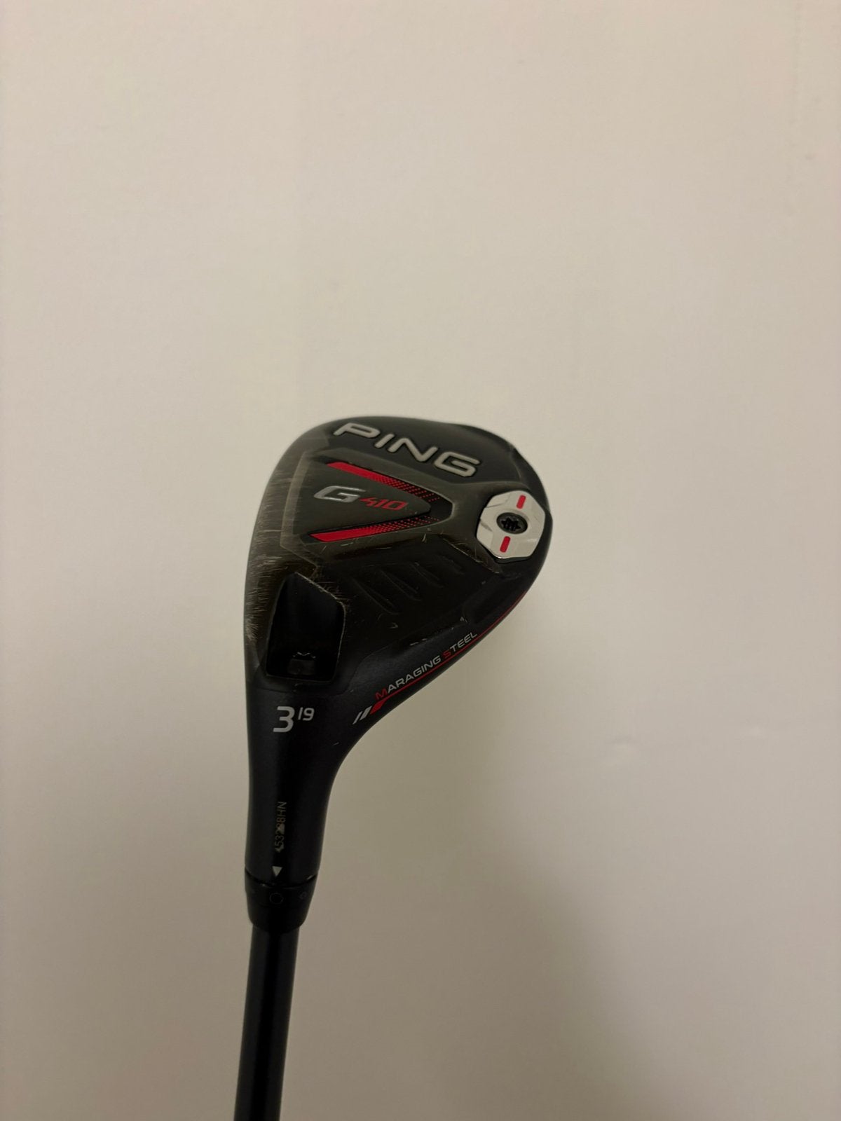Linkshandige Ping G410 3H 19* hybrid in goede staat., Sport en Fitness, Ophalen of Verzenden, Gebruikt, Set, Ping