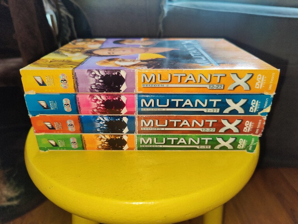 Mutant X - Seizoen 1+2 - 4 Boxes, Vanaf 12 jaar, Ophalen of Verzenden, Zo goed als nieuw, Actie en Avontuur