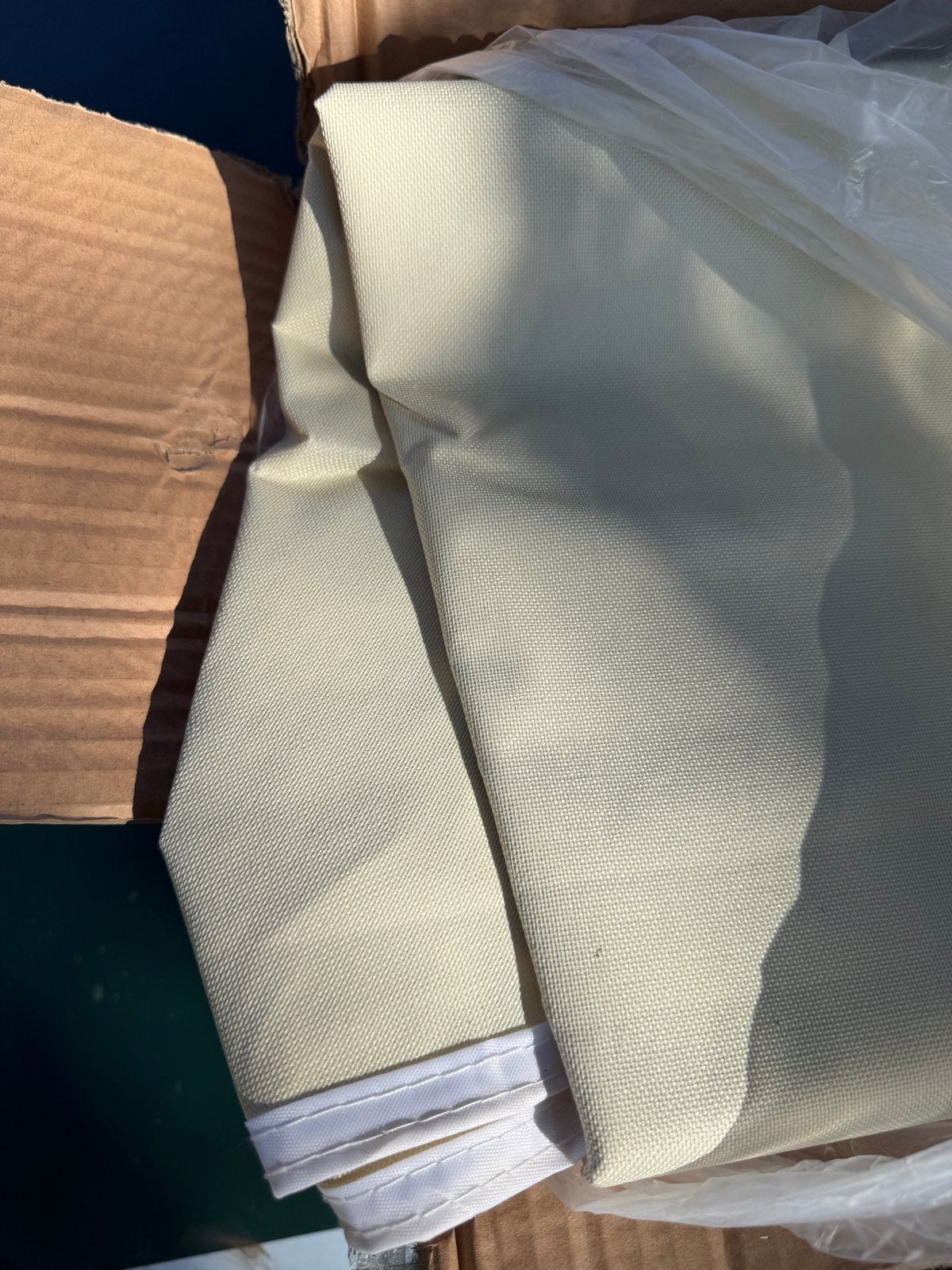 VidaXL inklapbare partytent 3x3m crème - Nieuw in doos, Opvouwbaar, Partytent, Minder dan 4 meter, Nieuw