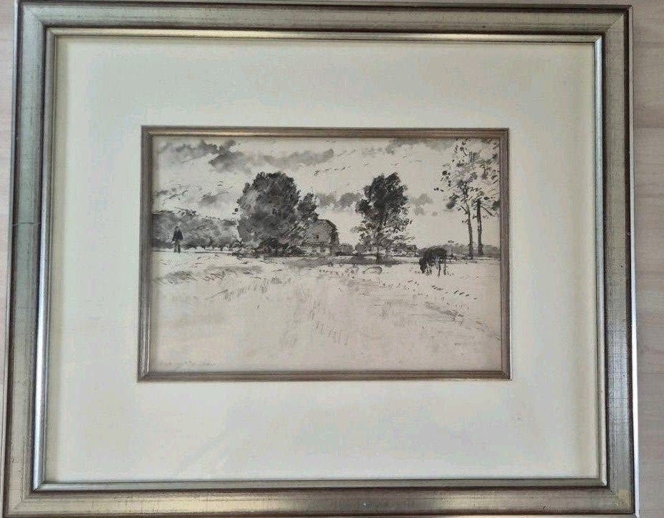 aquarel van Peter van Houten, Ophalen