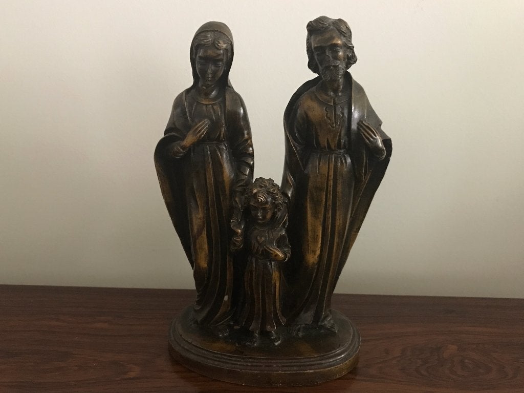 Beeld religie kerst heiligen beeld Jozef Maria Jezus, Verzamelen, Ophalen of Verzenden, Zo goed als nieuw, Beeld(je)