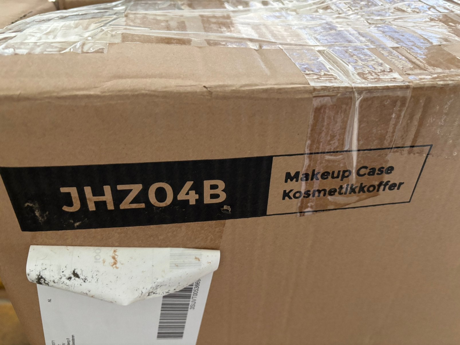 Nieuw: JHZ04B makeup case of kapperskoffer zwart, Sieraden, Tassen en Uiterlijk, Ophalen, Nieuw, Zwart, Gehele gezicht