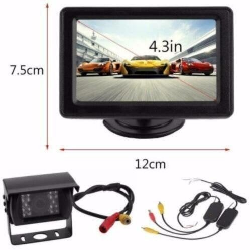 Achteruitrij camera + 4.3-monitor draadloos KJO66-D, ., Nieuw, Ophalen of Verzenden, .
