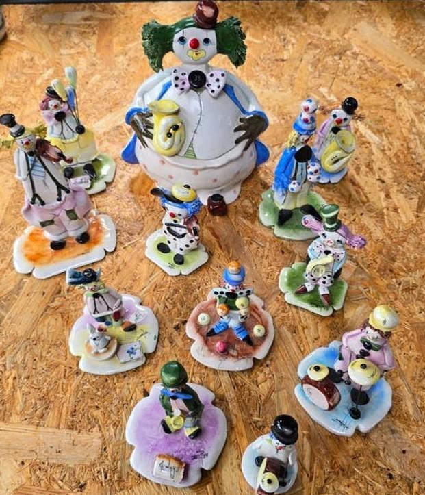 ZAMPIVA glaskunst clowns, Ophalen of Verzenden
