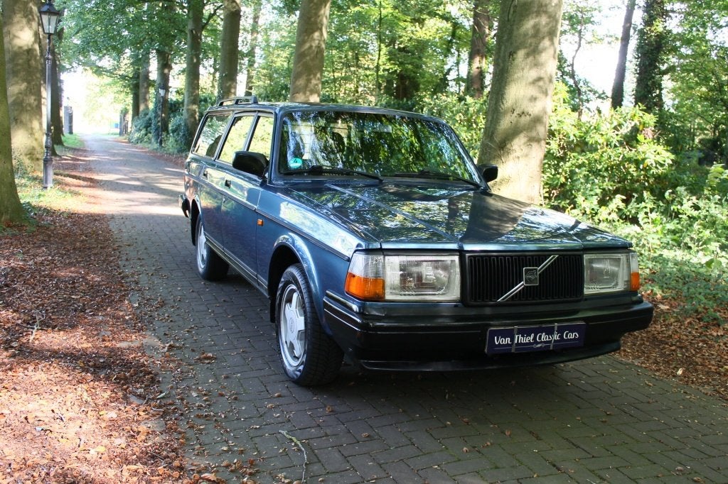 Volvo 240 ##GERESERVEERD##, Gebruikt, 4 cilinders, Blauw, 7 stoelen