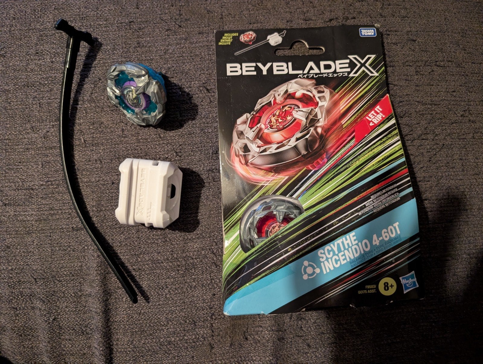 Beyblade X Scythe Incendio 4-60T en losse Beyblade, Ophalen of Verzenden