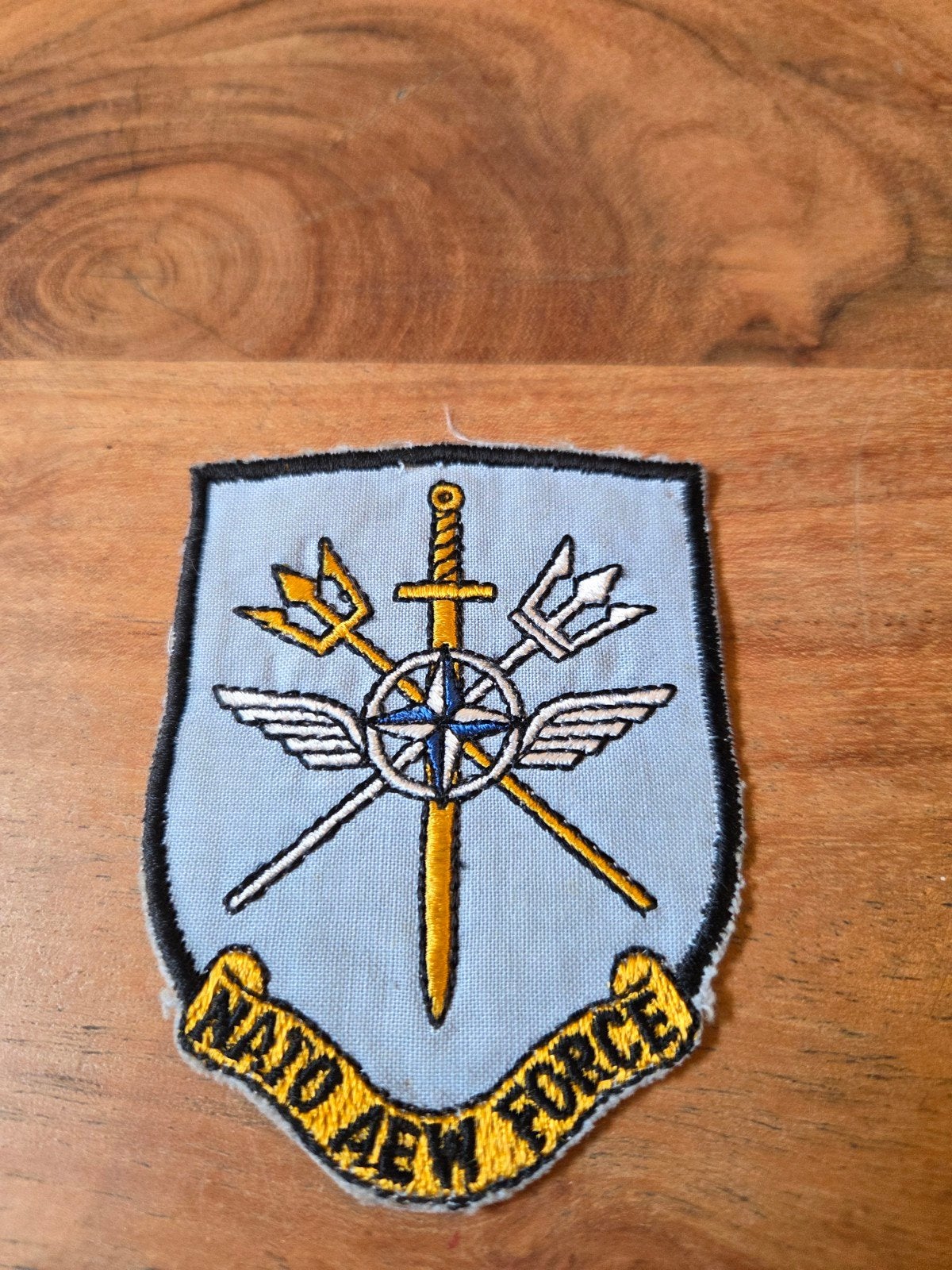 nato patch aew force, Ophalen of Verzenden, Luchtmacht, Nederland, Embleem of Badge
