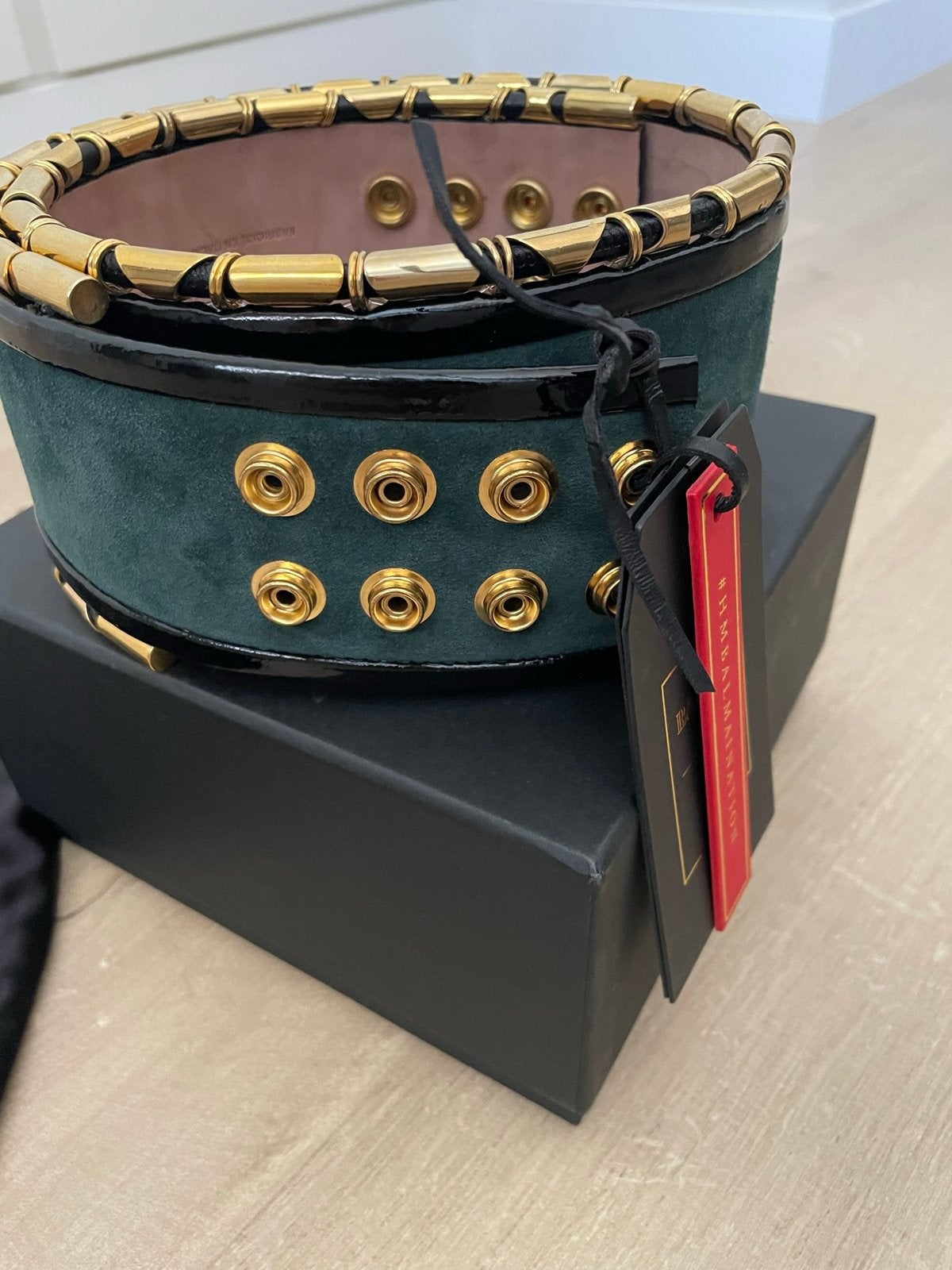 Balmain x H&M riem nieuw, Ophalen of Verzenden, Nieuw, Zwart, Tailleriem