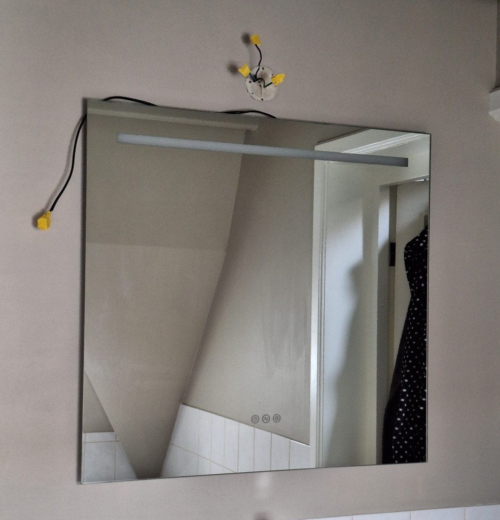 Spiegel badkamer, Ophalen, Zo goed als nieuw, 75 tot 100 cm, Minder dan 100 cm
