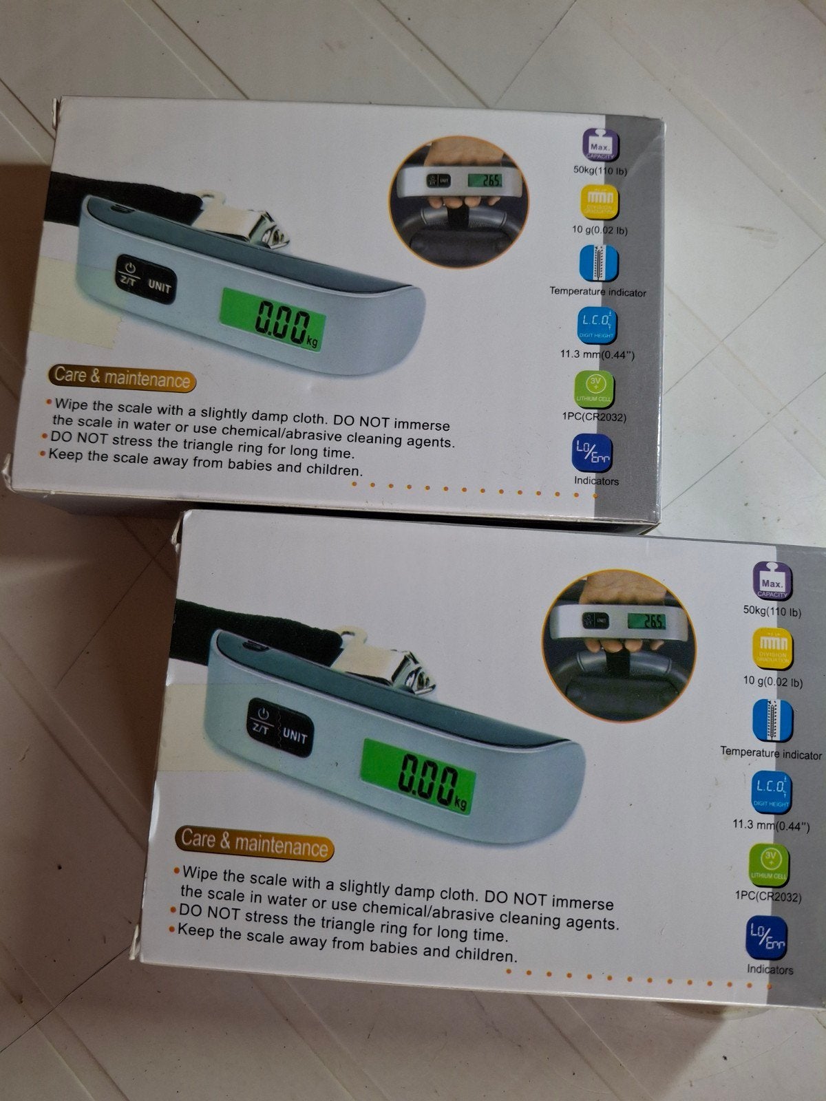 Digitale bagageweegschaal - Max 50kg, Ophalen, Nieuw, Hangweegschaal, Minder dan 50 kg