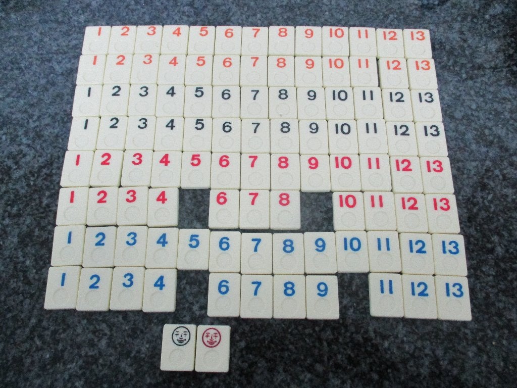 rummy onderdelen, Ophalen of Verzenden, Zo goed als nieuw, Rummy, Een of twee spelers