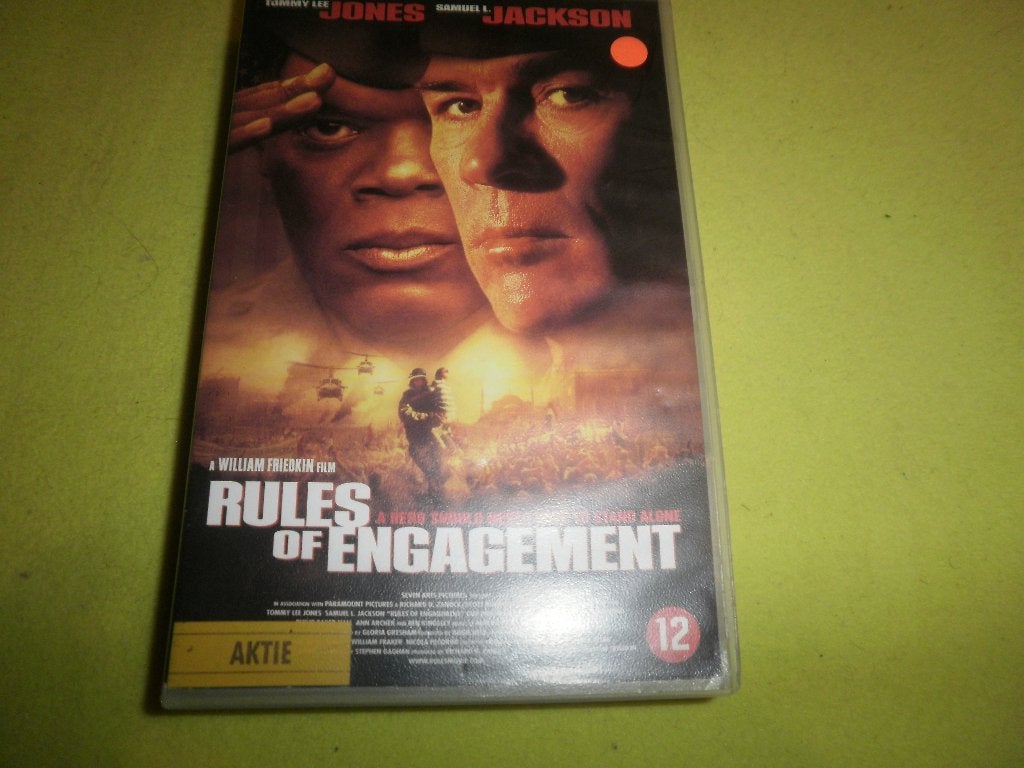 RULES OF ENGAGEMENT! Aktie met Samuel L. Jackson Op VIDEO!, Cd's en Dvd's, Verzenden, Alle leeftijden, Zo goed als nieuw, Actie en Avontuur