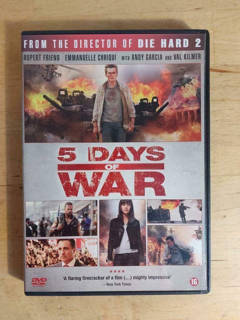 5 Days of War - Rupert Friend Val Kilmer, Cd's en Dvd's, Dvd's | Actie, Alle leeftijden, Ophalen of Verzenden, Zo goed als nieuw
