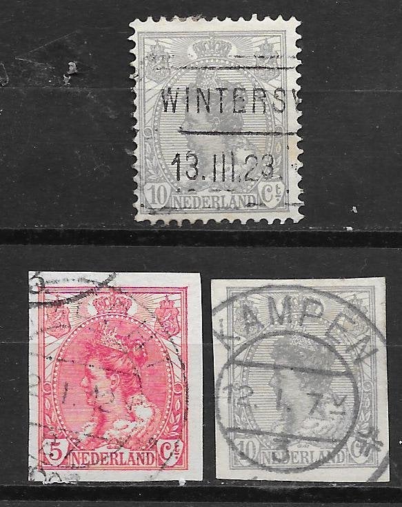 Nvph 81-83 gebruikt cw 16,40, Postzegels en Munten, Postzegels | Nederland, Ophalen of Verzenden
