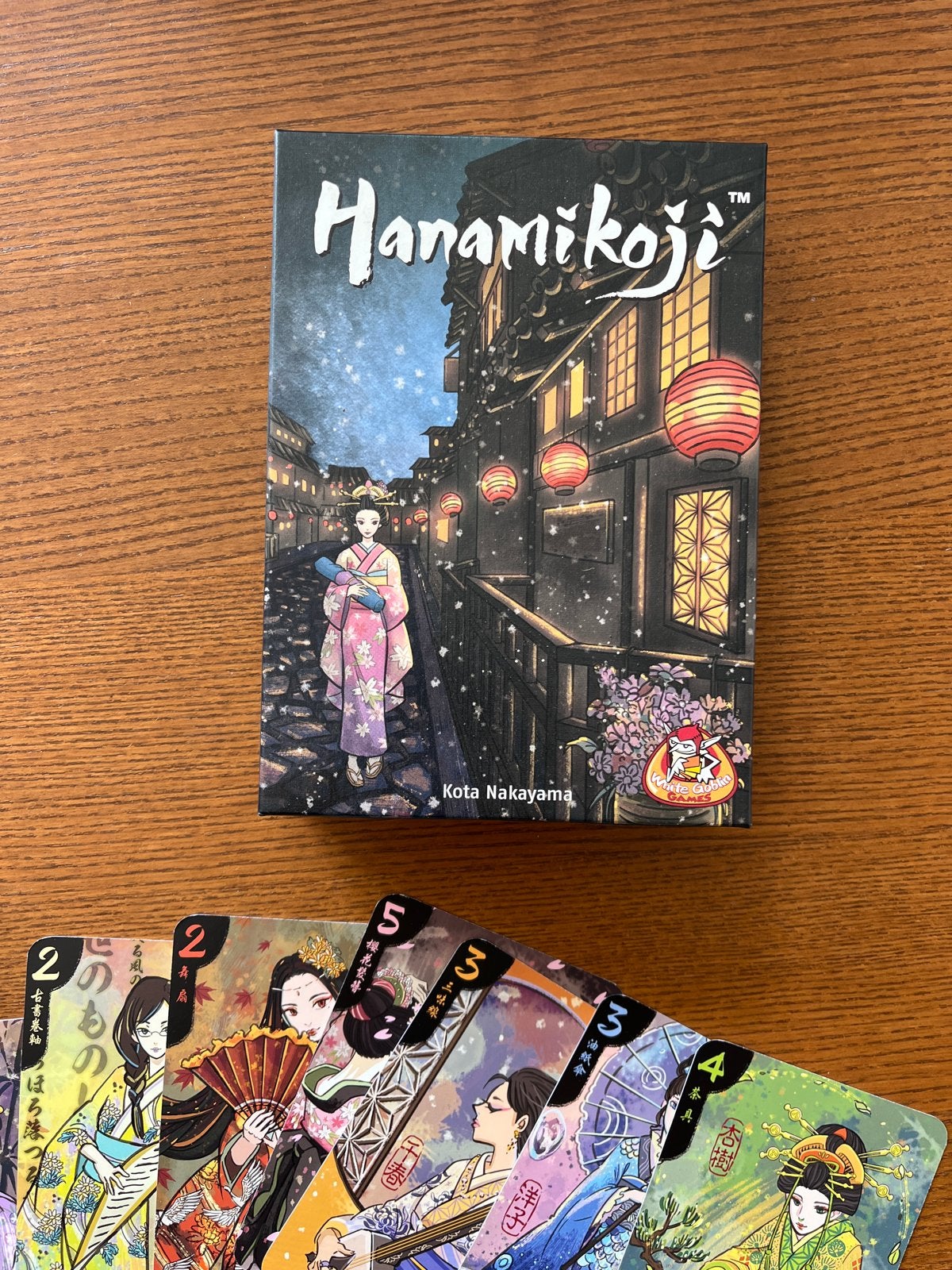Hanamikoji Gezelschapsspel - Zo goed als nieuw, Een of twee spelers, Ophalen of Verzenden, Zo goed als nieuw