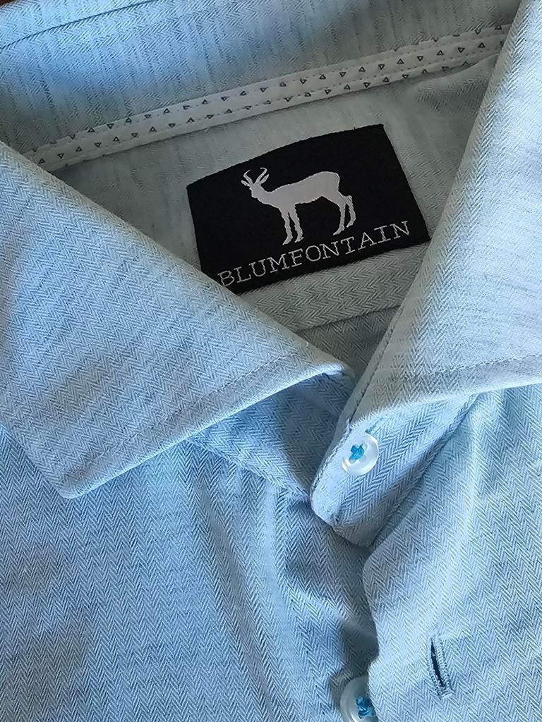 Voorjaar
Dit is een nieuw overhemd van Blumfontain .39 40, Nieuw, Blumfontain gents, Groen, Halswijdte 39/40 (M)