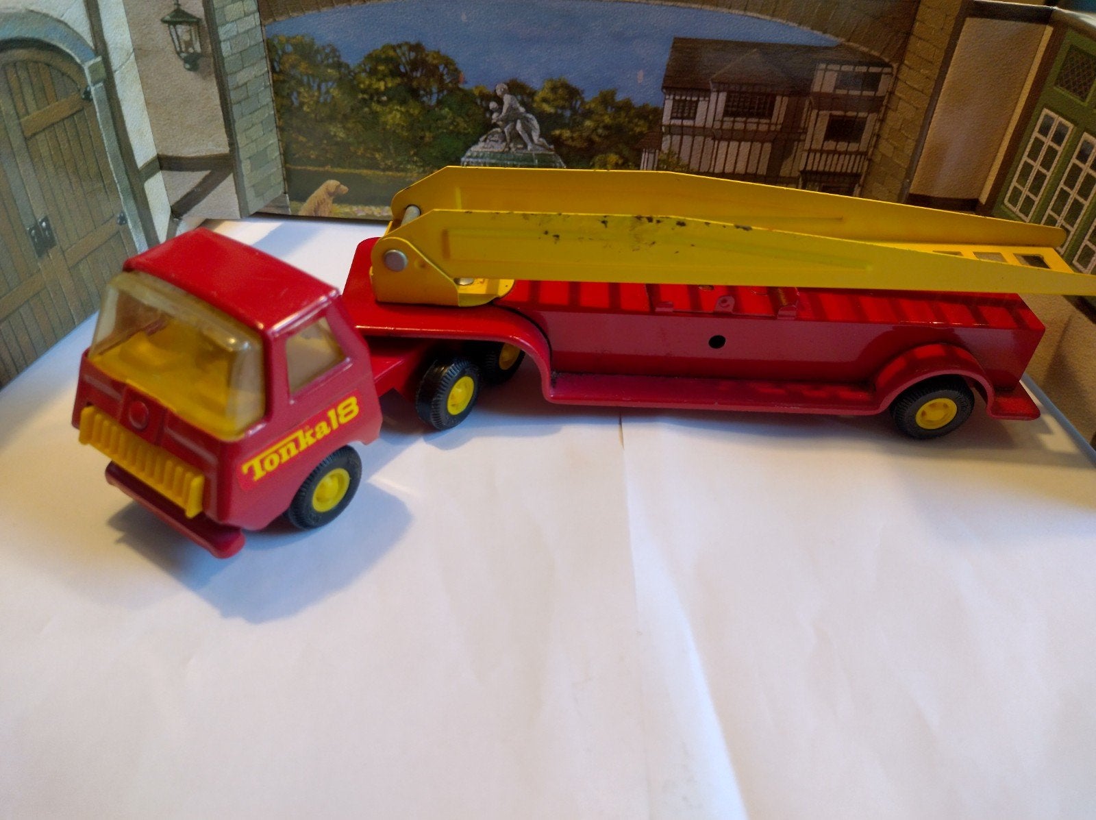 Tonka Brand Weerwagen - Vintage Speelgoed Brandweerwagen, Verzamelen, Speelgoed, Ophalen of Verzenden, Gebruikt