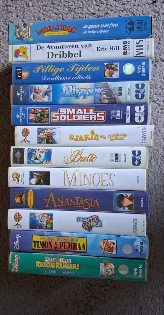 12 Universal Studio's en Dreamworks pictures VHS banden, Cd's en Dvd's, Avontuur, Gebruikt, Alle leeftijden, Ophalen of Verzenden