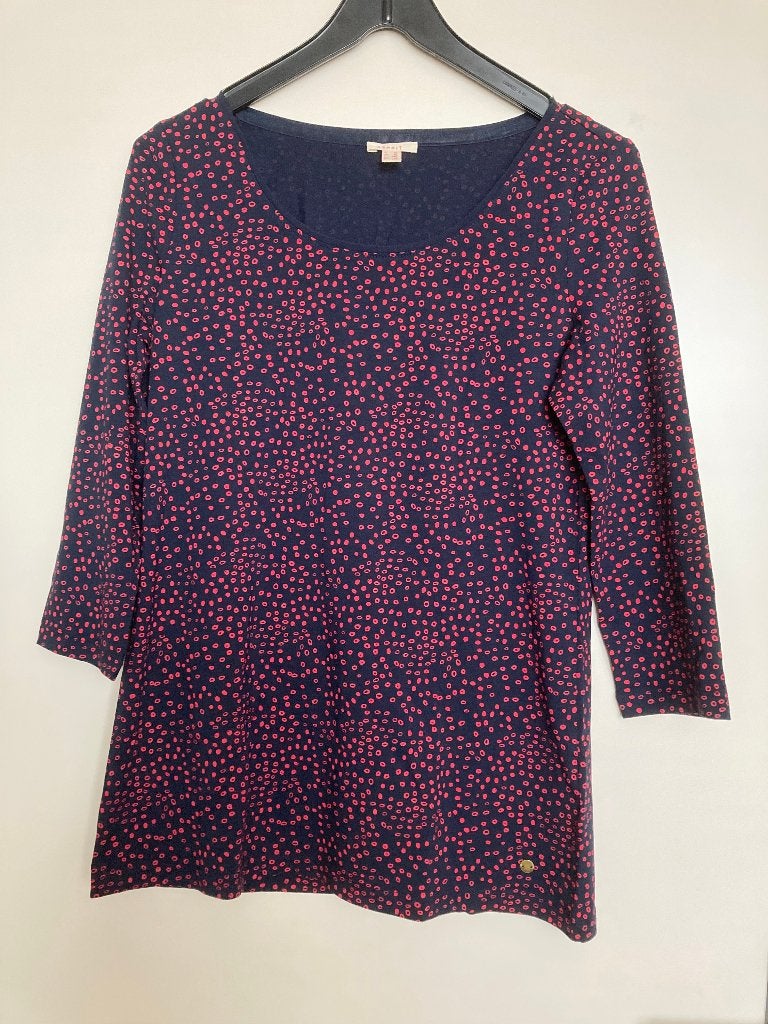 Donkerblauw longsleeve 3/4 mouwen mt XL - ESPRIT, Blauw, Maat 46/48 (XL) of groter, Nieuw, Ophalen of Verzenden