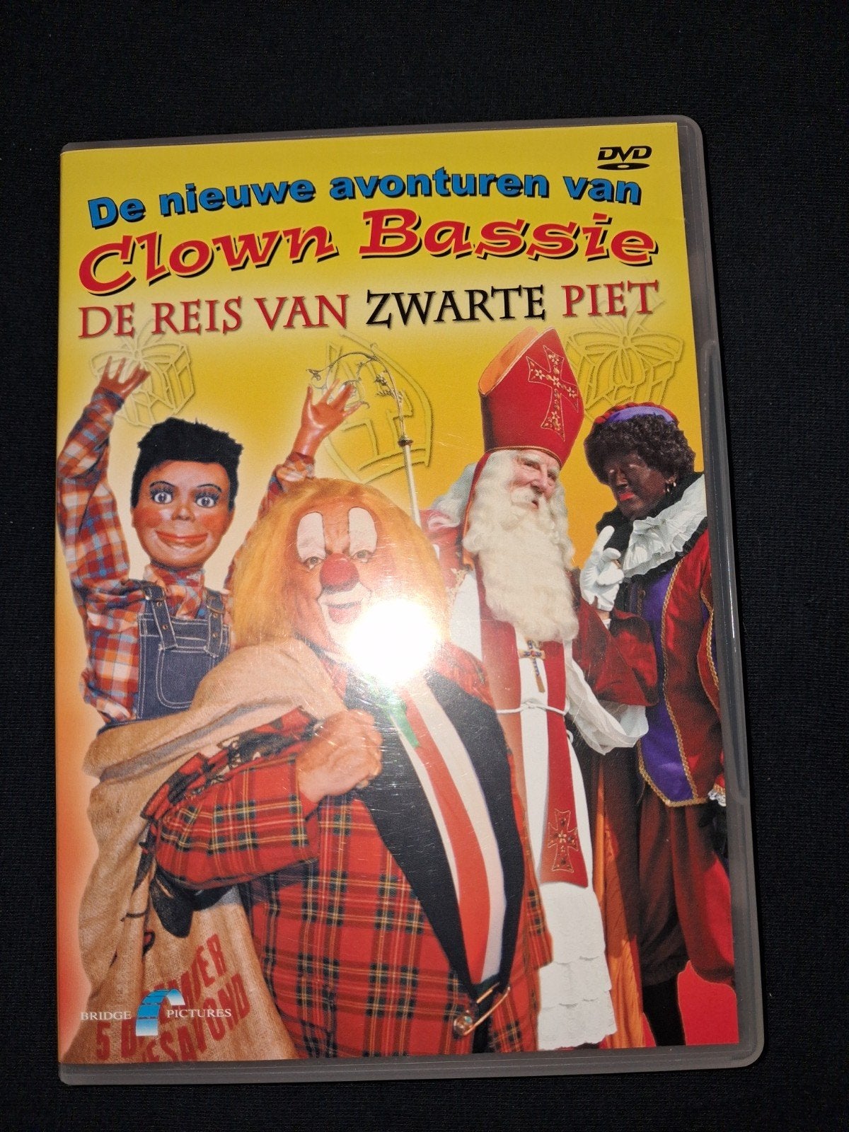 Bassie en Adriaan: De Reis van Zwarte Piet (DVD), Cd's en Dvd's, Alle leeftijden, Tv-serie, Zo goed als nieuw, Sinterklaas