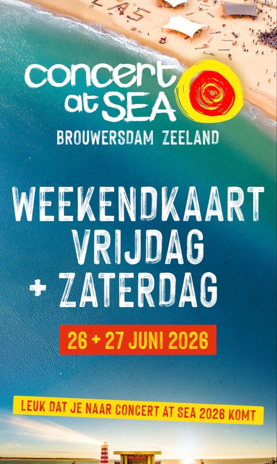 Camping ticket Concert at sea vrij tm zo, Eén persoon, Juni