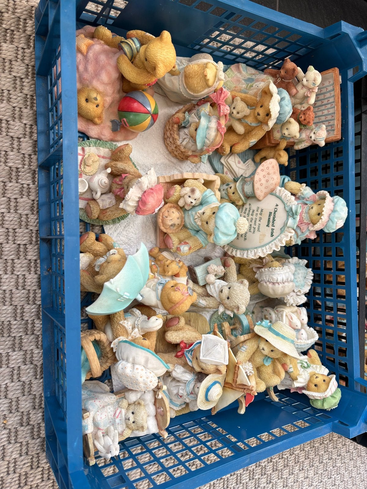 Grote collectie Cherished Teddies beeldjes, Ophalen of Verzenden, Gebruikt