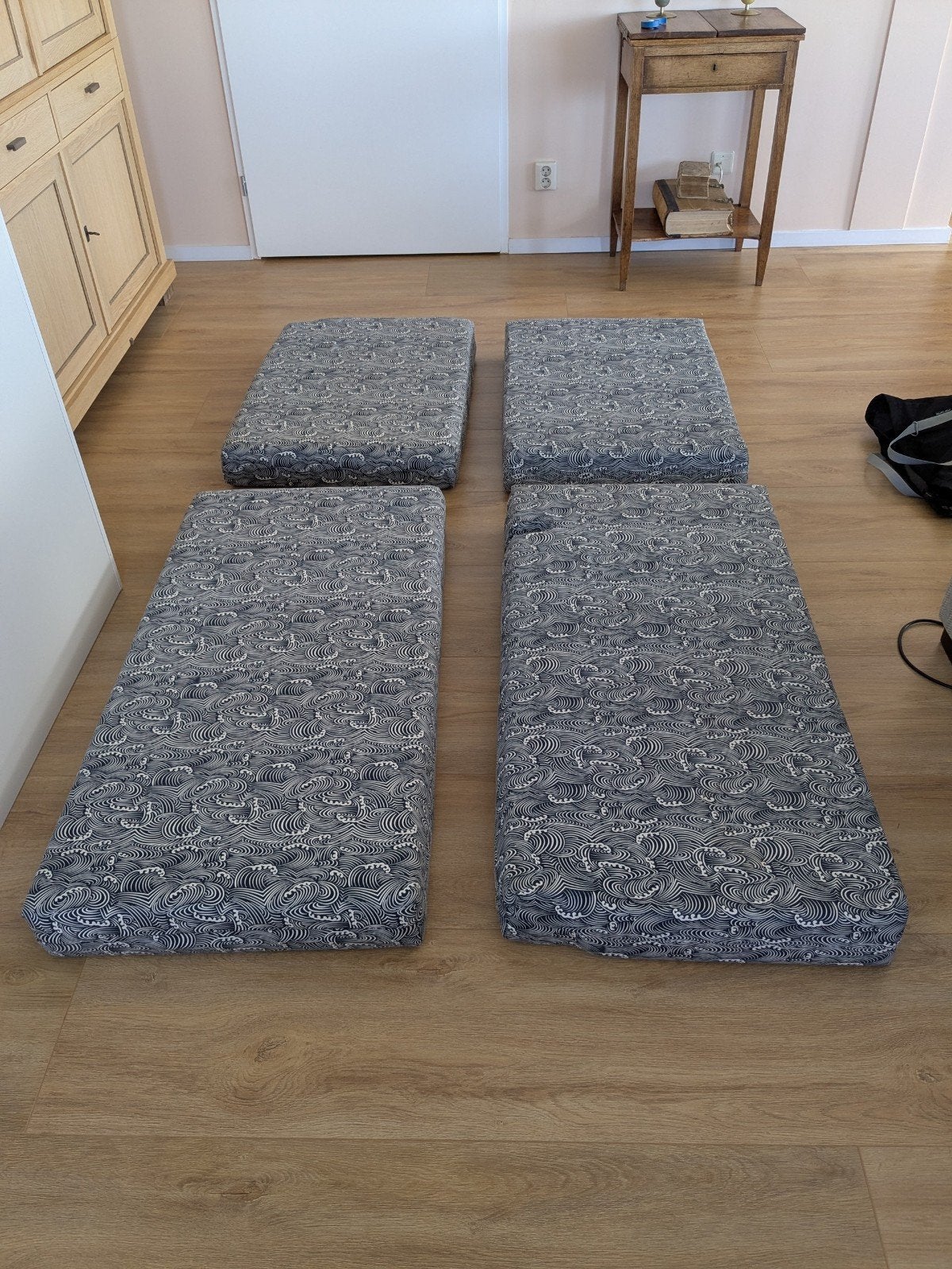Camper/Caravan Matras Kussens - 4 stuks, 14cm dik, Ophalen, Gebruikt