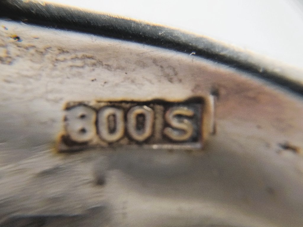 Zilveren suiker- of theeschepje, 800, Antiek en Kunst, Verzenden, Zilver