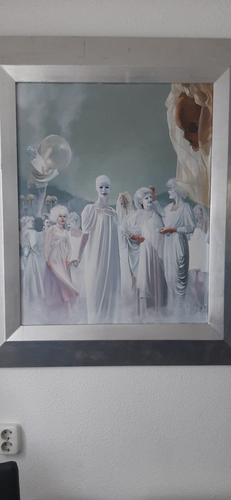 schilderij Rain van der Kley 1994, Ophalen, Gebruikt, Schilderij, 75 tot 100 cm