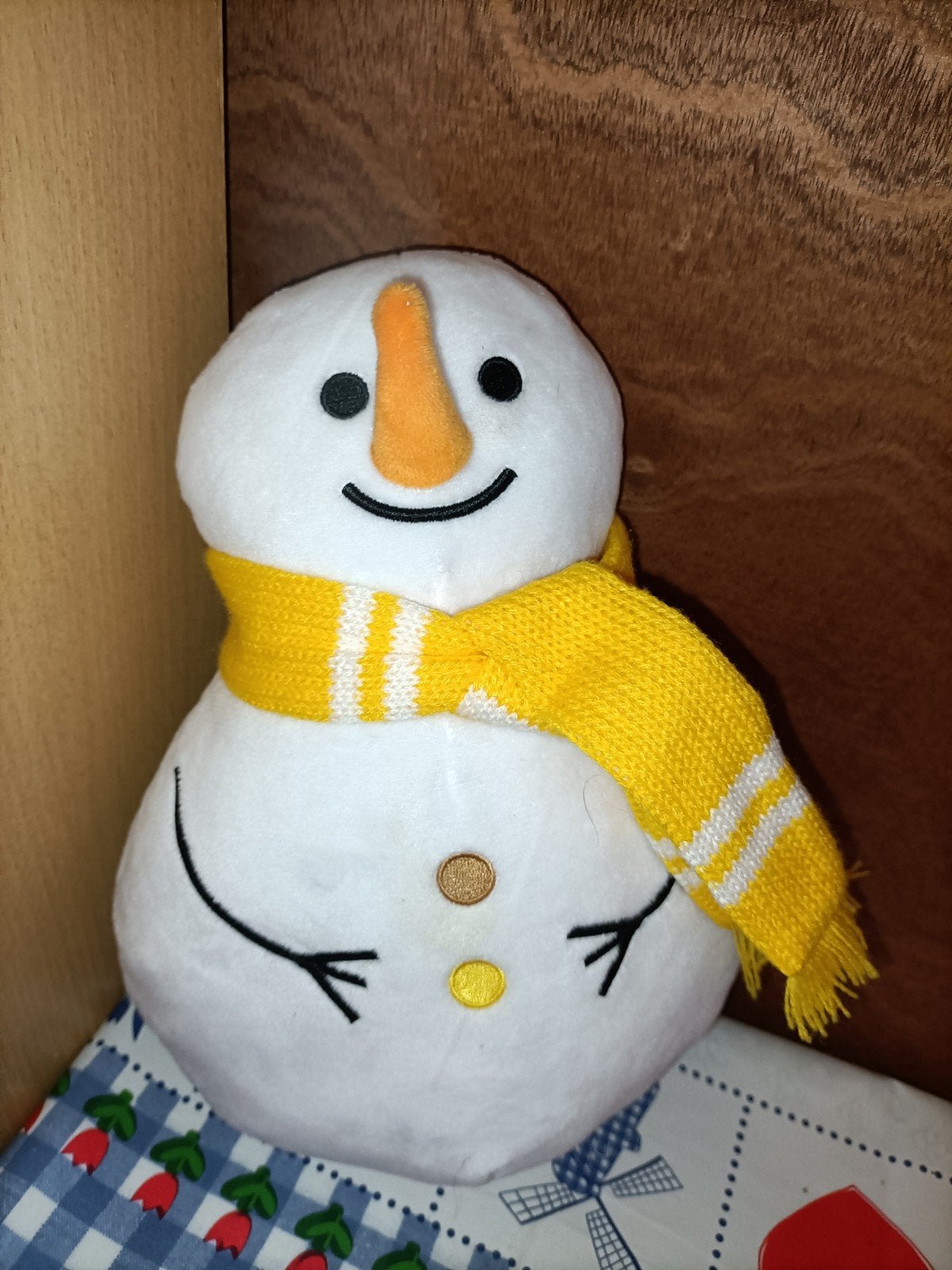 Sneeuwpop knuffel Wons van Jumbo 26 cm groot, Ophalen of Verzenden, Zo goed als nieuw, Overige typen