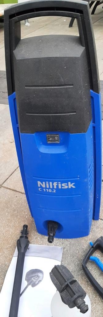 Nilfisk Compact Hogedrukreiniger met Patio Plus, Tuin en Terras, Hogedrukreinigers, Ophalen of Verzenden, Gebruikt, Elektrisch