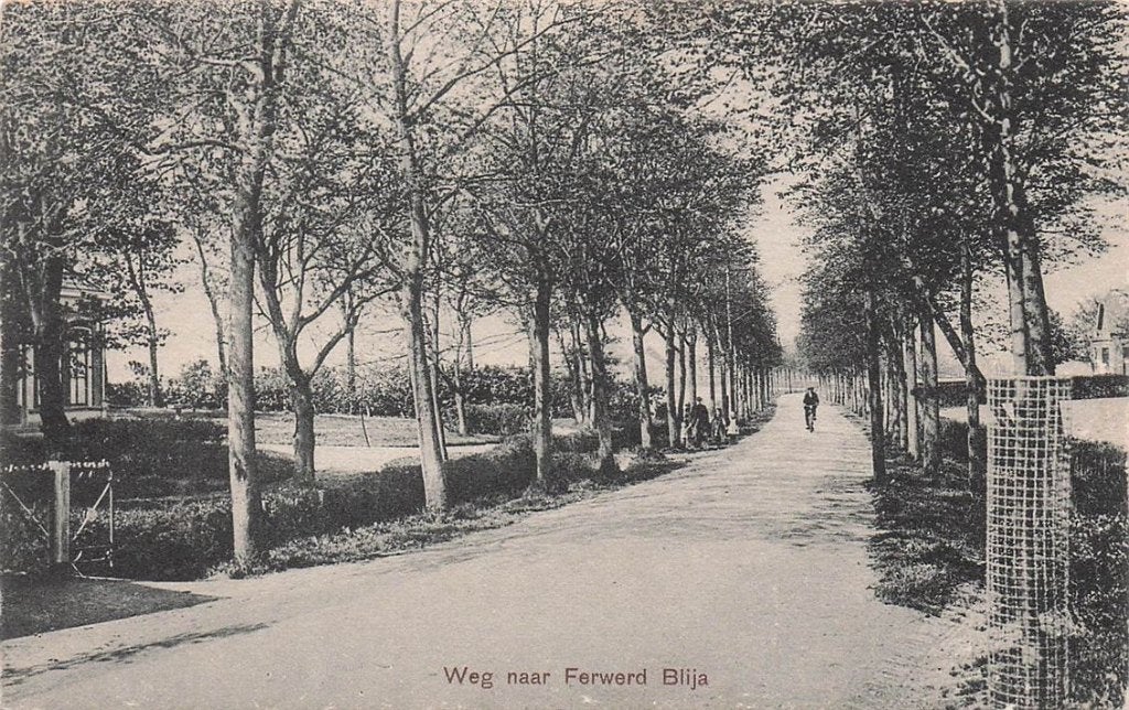 703-027-017 Weg naar Ferwerd Blija, Verzenden, Voor 1920, Friesland
