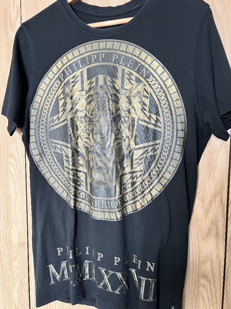 Origineel Philipp Plein shirt, Maat 48/50 (M), Zwart, Ophalen of Verzenden, Philipp Plein