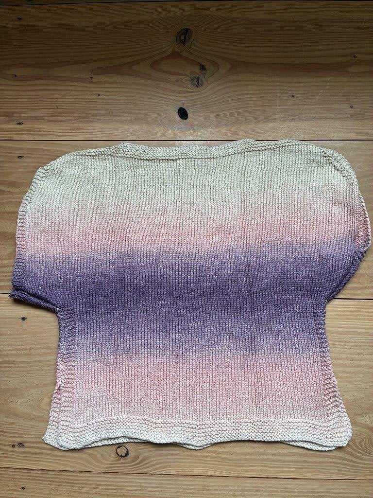 Handgebreide Top Katoen, Overige kleuren, Handmade, Ophalen of Verzenden, Zo goed als nieuw