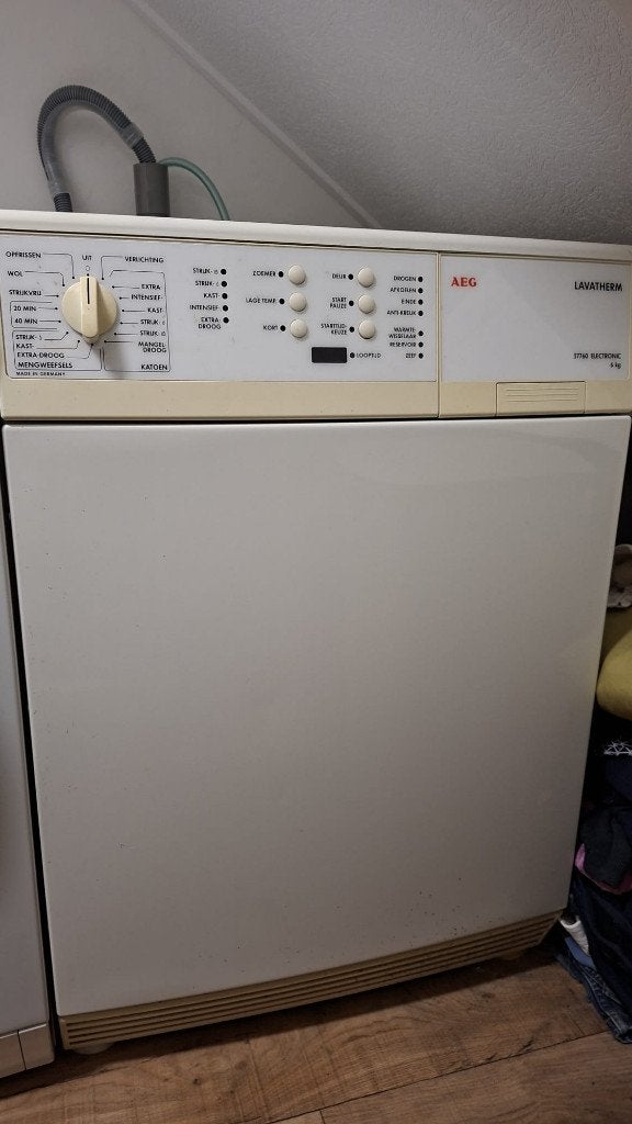 Lavatherm wasdroger (condensatie droger) AEG  iprst, Witgoed en Apparatuur, Ophalen, Gebruikt, 4 tot 6 kg, Anti-kreukfase