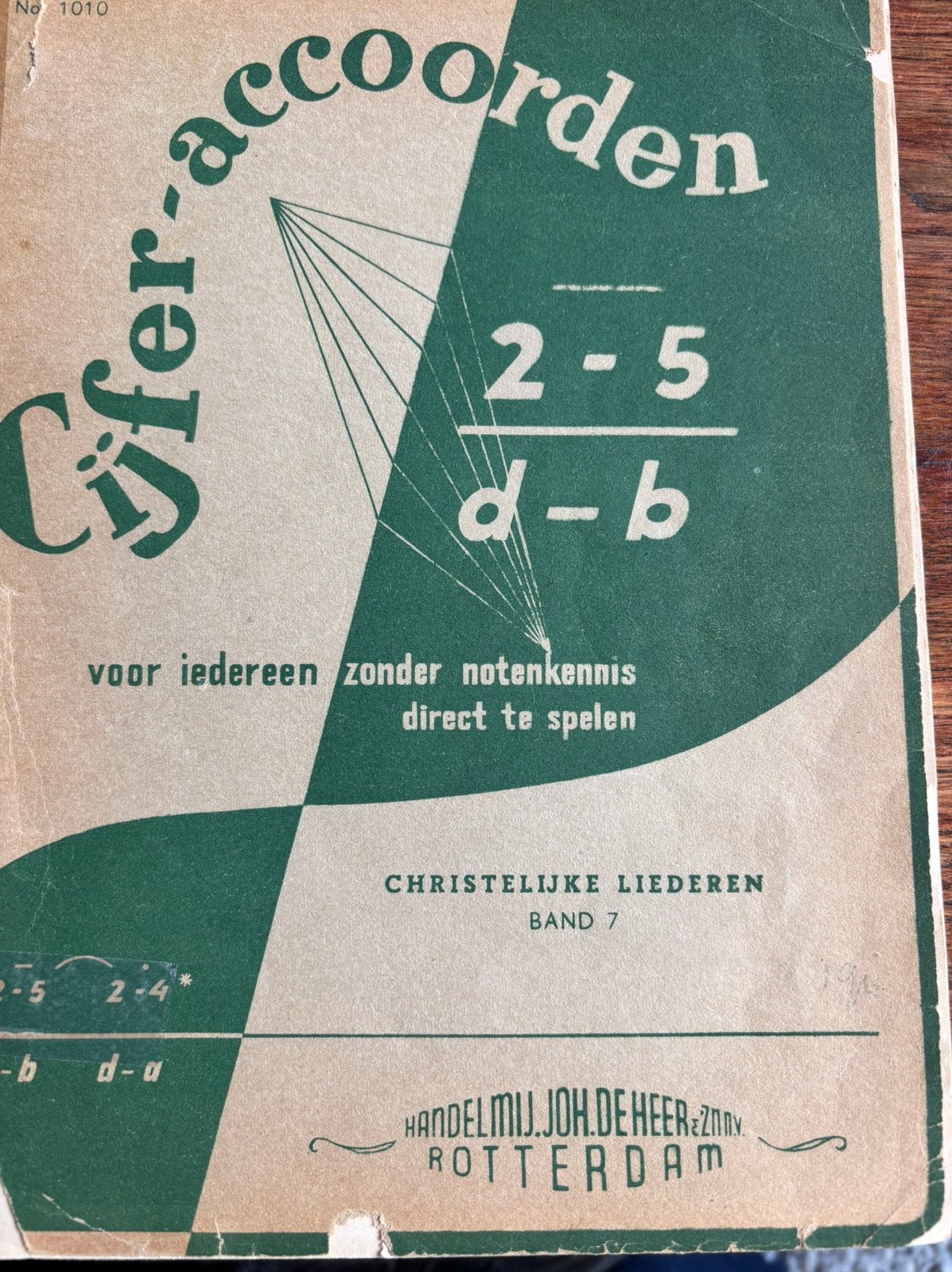 Cijferakkoorden jdh band 7 Chr lied, Muziek en Instrumenten, Bladmuziek, Gebruikt, Ophalen of Verzenden, Keyboard, Thema