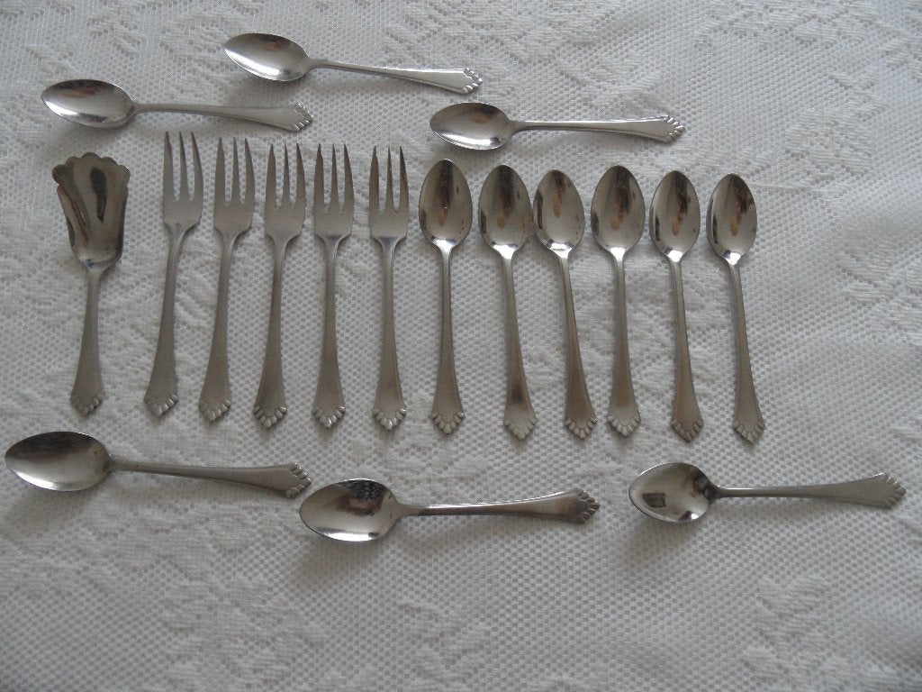 gero zilmeta 778 lepeltjes/vorkjes/schepjes, Antiek en Kunst, Antiek | Bestek, Ophalen of Verzenden