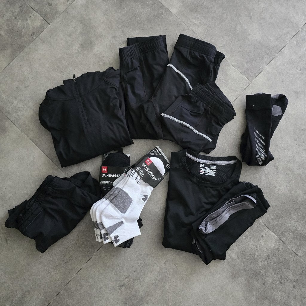 Under Armour Hardloopkleding Set Zwart Small, Sport en Fitness, Overige merken, Ophalen of Verzenden, Zo goed als nieuw, Kleding