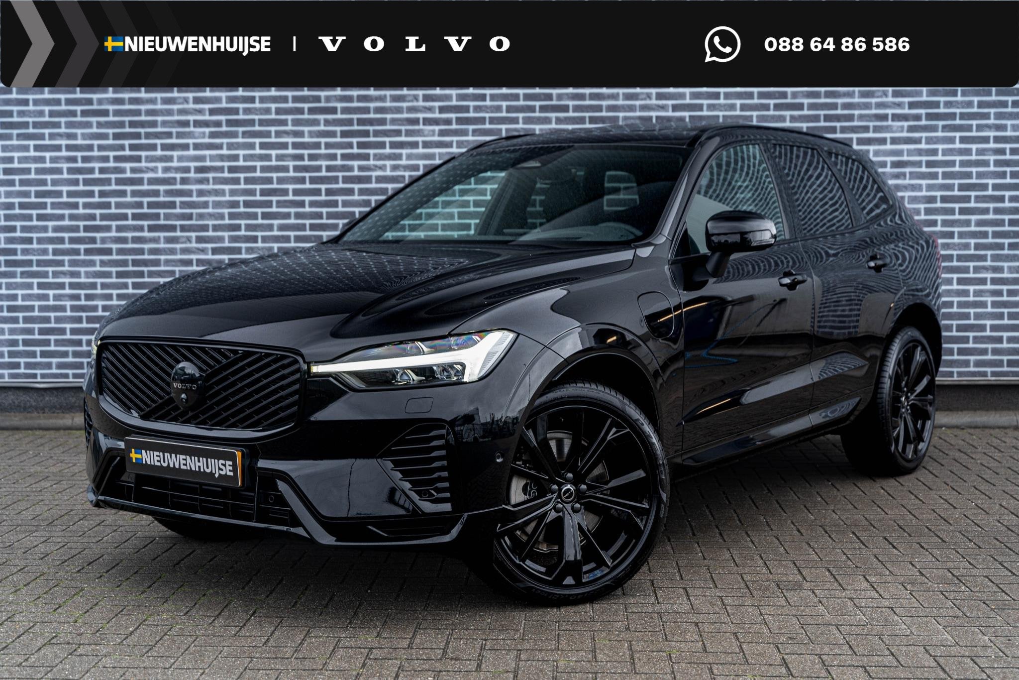 Volvo XC60 2.0 T6 Plug-in Hybrid AWD Ultra Black Edition | P, 12 maanden, Gebruikt, Euro 6, 4 cilinders