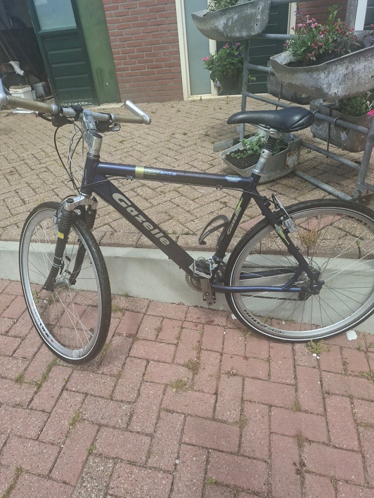 Gazelle fiets - Goed onderhouden, Ophalen, 28 inch, Velgrem, Meer dan 20 versnellingen