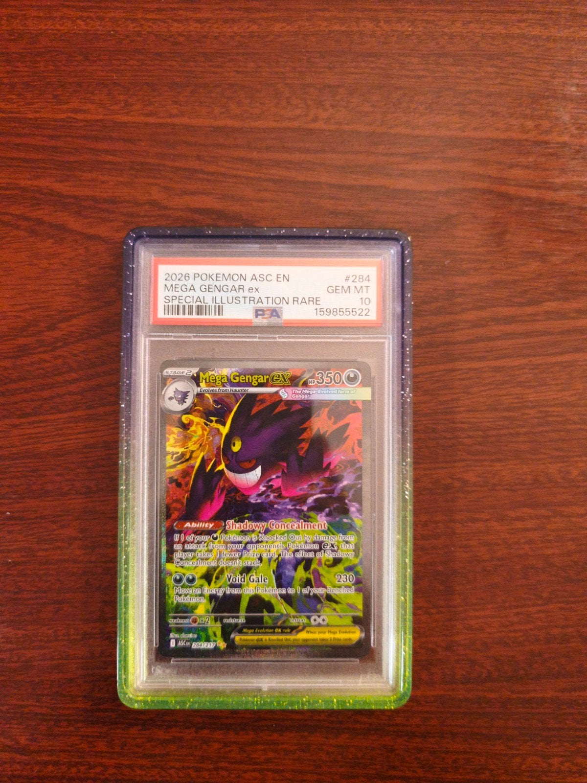 Gengar 284 PSA 10 - Mega Gengar EX Special Illustration Rare, Ophalen of Verzenden, Nieuw, Losse kaart