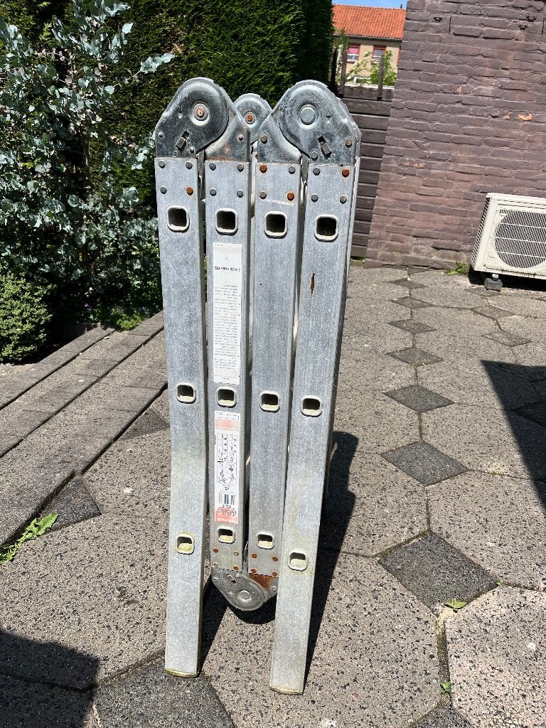 vouwladder, Doe-het-zelf en Verbouw, Ladders en Trappen, Ophalen, Gebruikt, Ladder, Opvouwbaar of Inschuifbaar