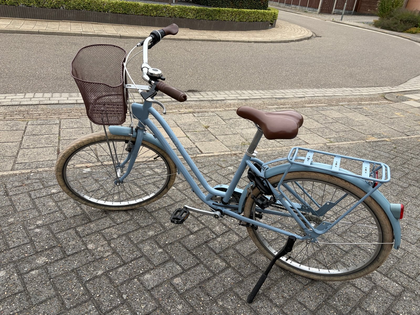 Stadsfiets meisje Elops 6 versnellingen, Fietsen en Brommers, Fietsen | Meisjes, Ophalen, Gebruikt, 26 inch of meer, Versnellingen