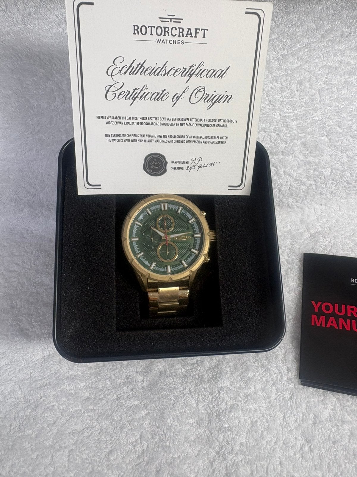 Horloges Rotorcraft, Ophalen of Verzenden, Nieuw, Staal, Overige merken