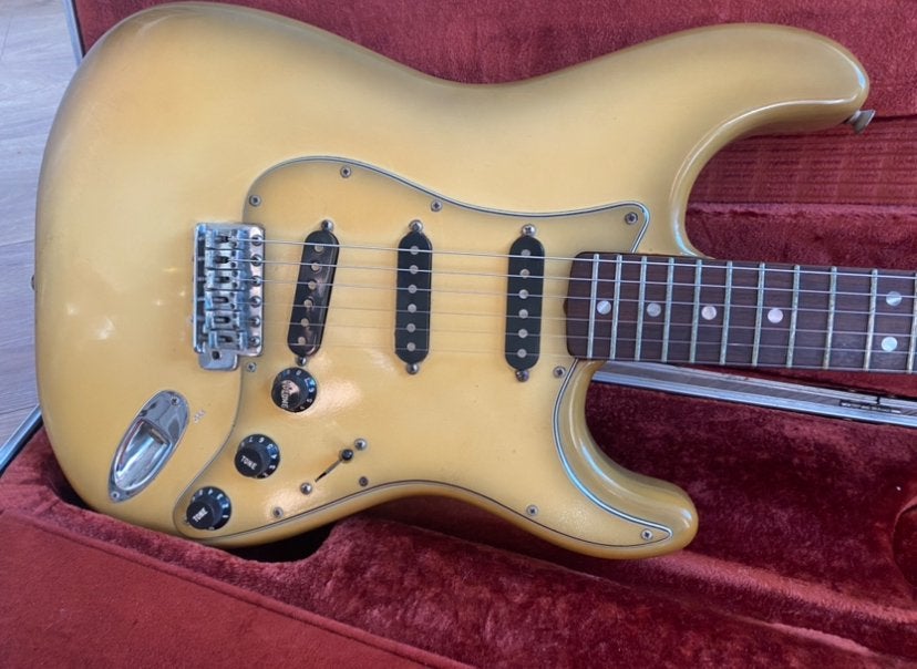 Fender Stratocaster Antigua 1979/80 Vintage + originele case, Ophalen of Verzenden, Gebruikt, Solid body, Fender