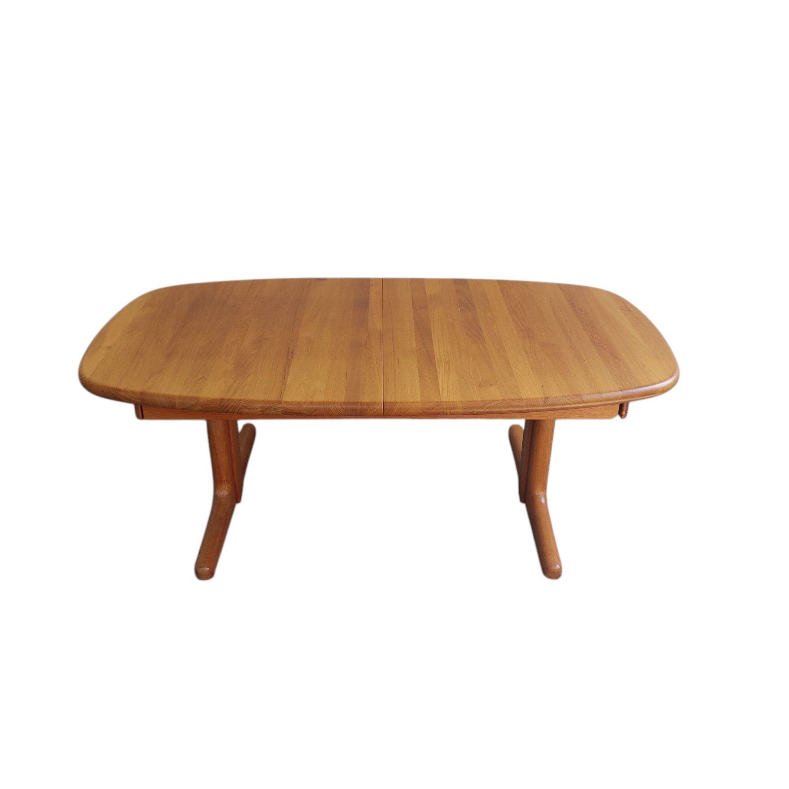 Vintage deense salontafel, hoogte verstelbaar + verlengbaar, Ophalen